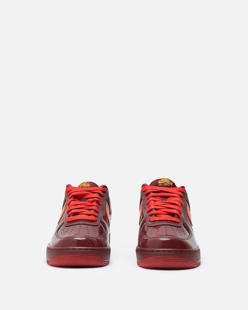 Nike Men's Sneakers Air Force 1 Low in Dark Team Red/Safety Orange