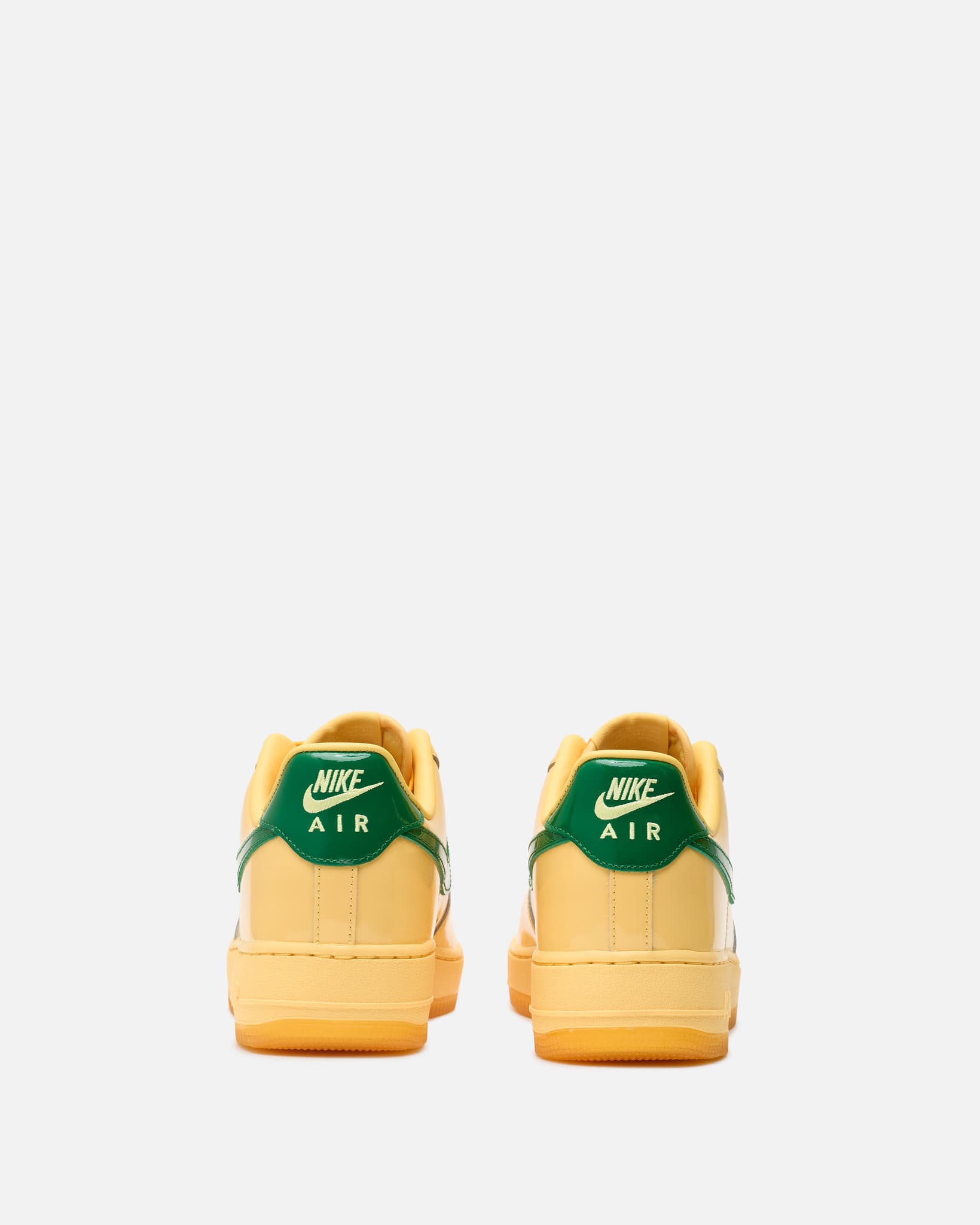 Nike Men's Sneakers Air Force 1 Low in Topaz Gold/Pine Green