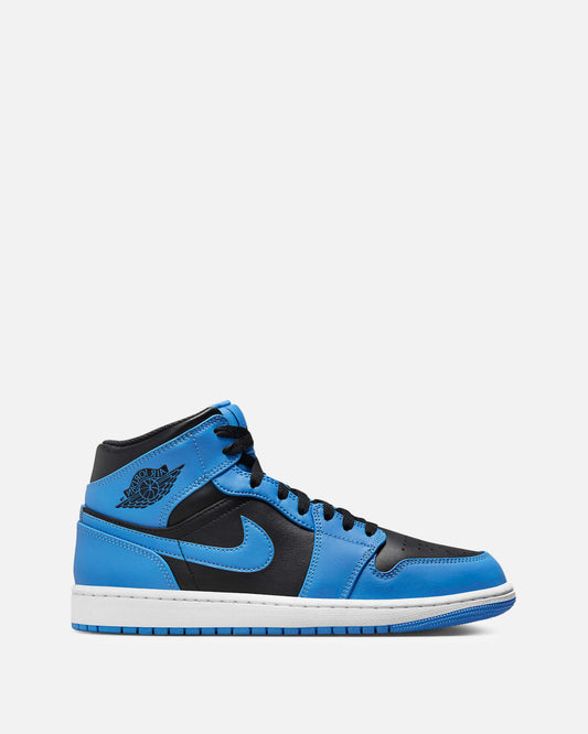JORDAN Men's Shoes Air Jordan 1 Mid 'University Blue/Black-White'