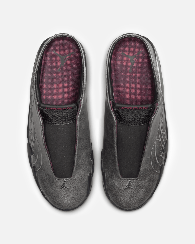 JORDAN Men's Sneakers Air Jordan 14 Mule x Mowalola 'Metallic Silver'