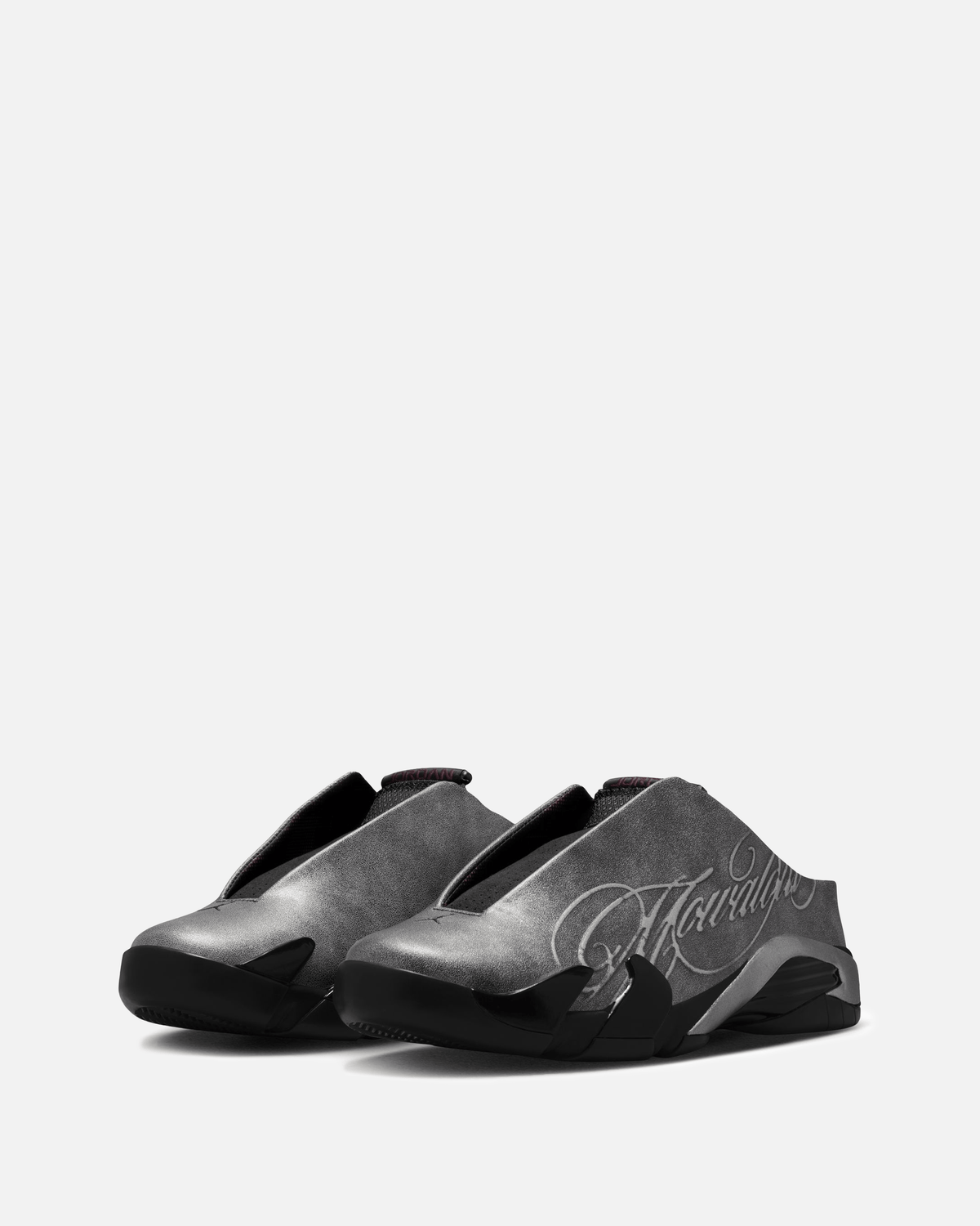 JORDAN Men's Sneakers Air Jordan 14 Mule x Mowalola 'Metallic Silver'