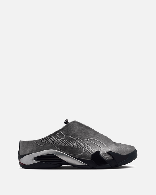 JORDAN Men's Sneakers Air Jordan 14 Mule x Mowalola 'Metallic Silver'
