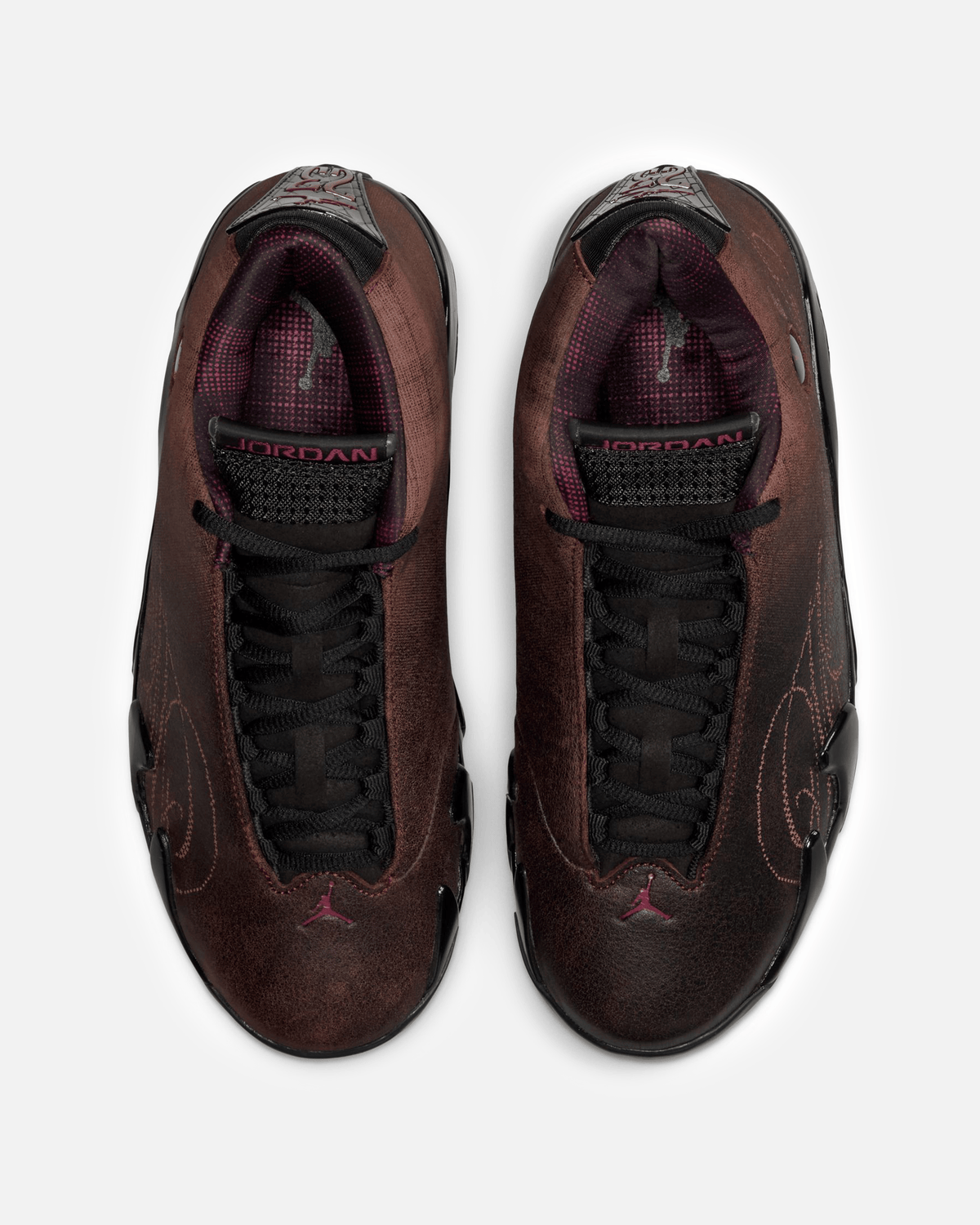 JORDAN Men's Sneakers Air Jordan 14 x Mowalola 'Burnt Red'