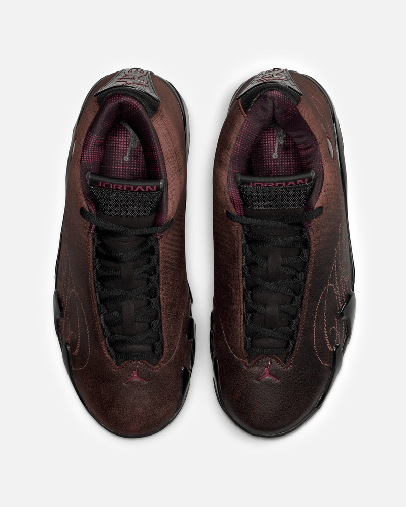 JORDAN Men's Sneakers Air Jordan 14 x Mowalola 'Burnt Red'