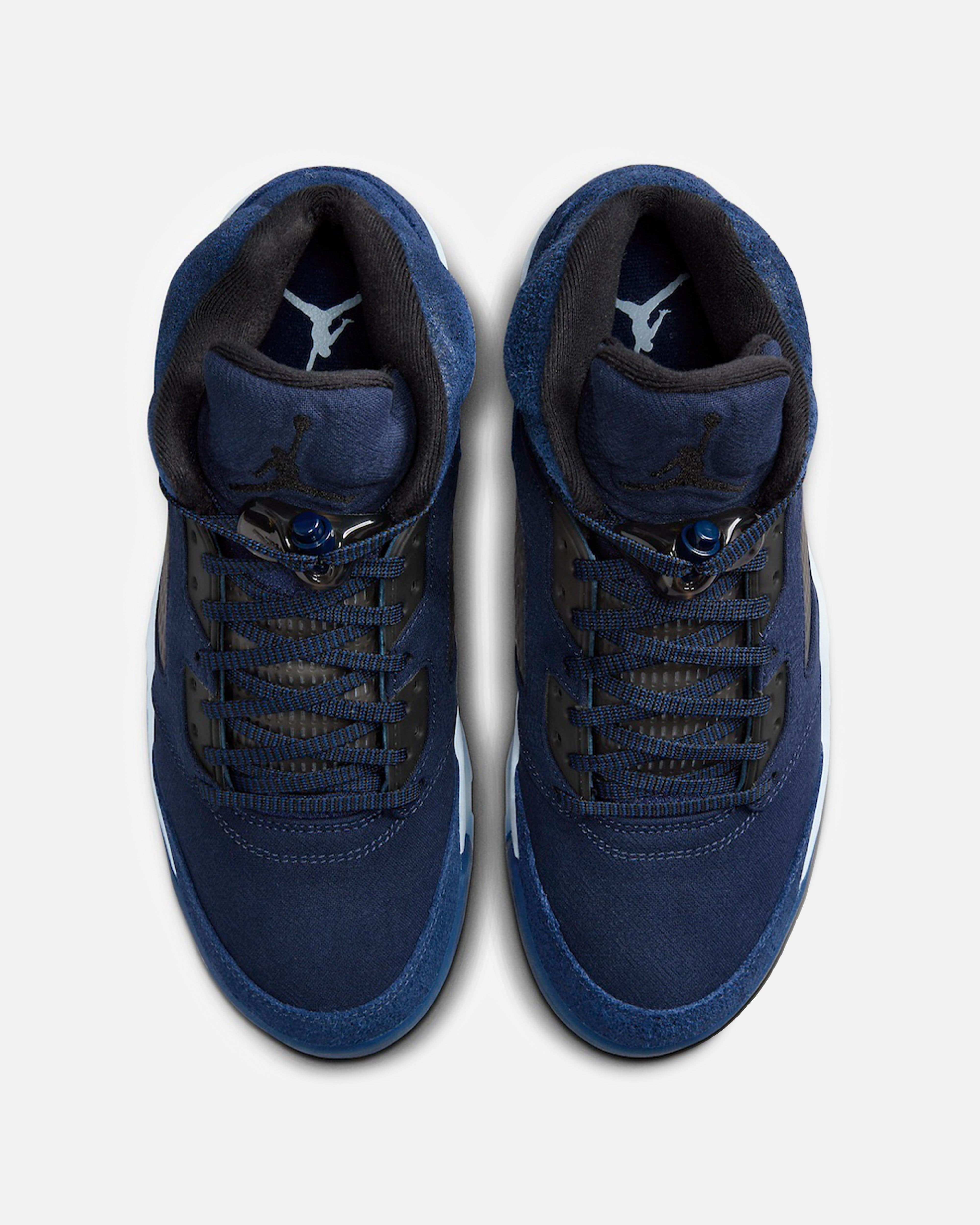 Nike Men's Air Jordan 5 Retro SE Shoes, Midnight Navy/Black