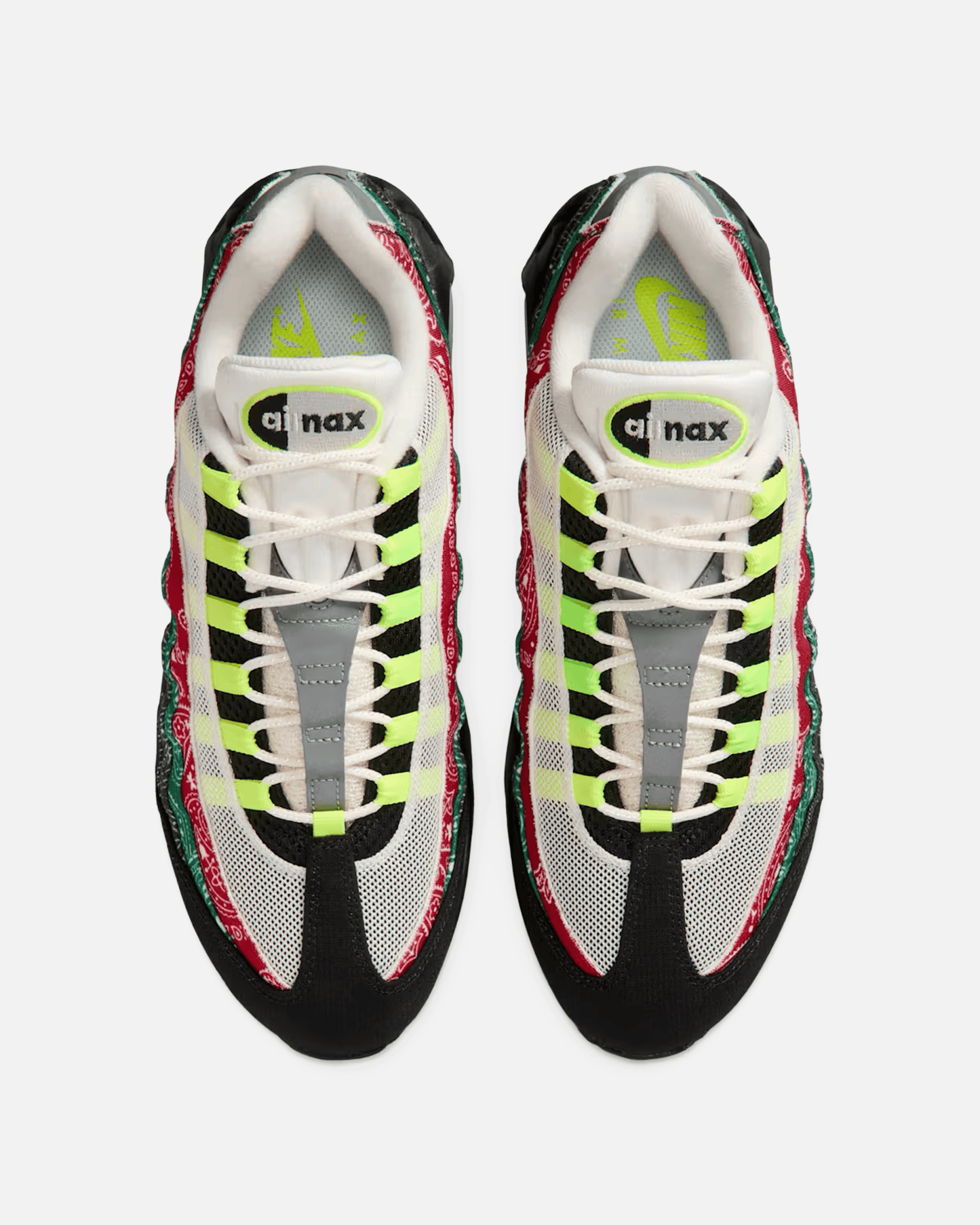 Nike Men's Sneakers Air Max 95 Big Bubble 'Paisley Neon'