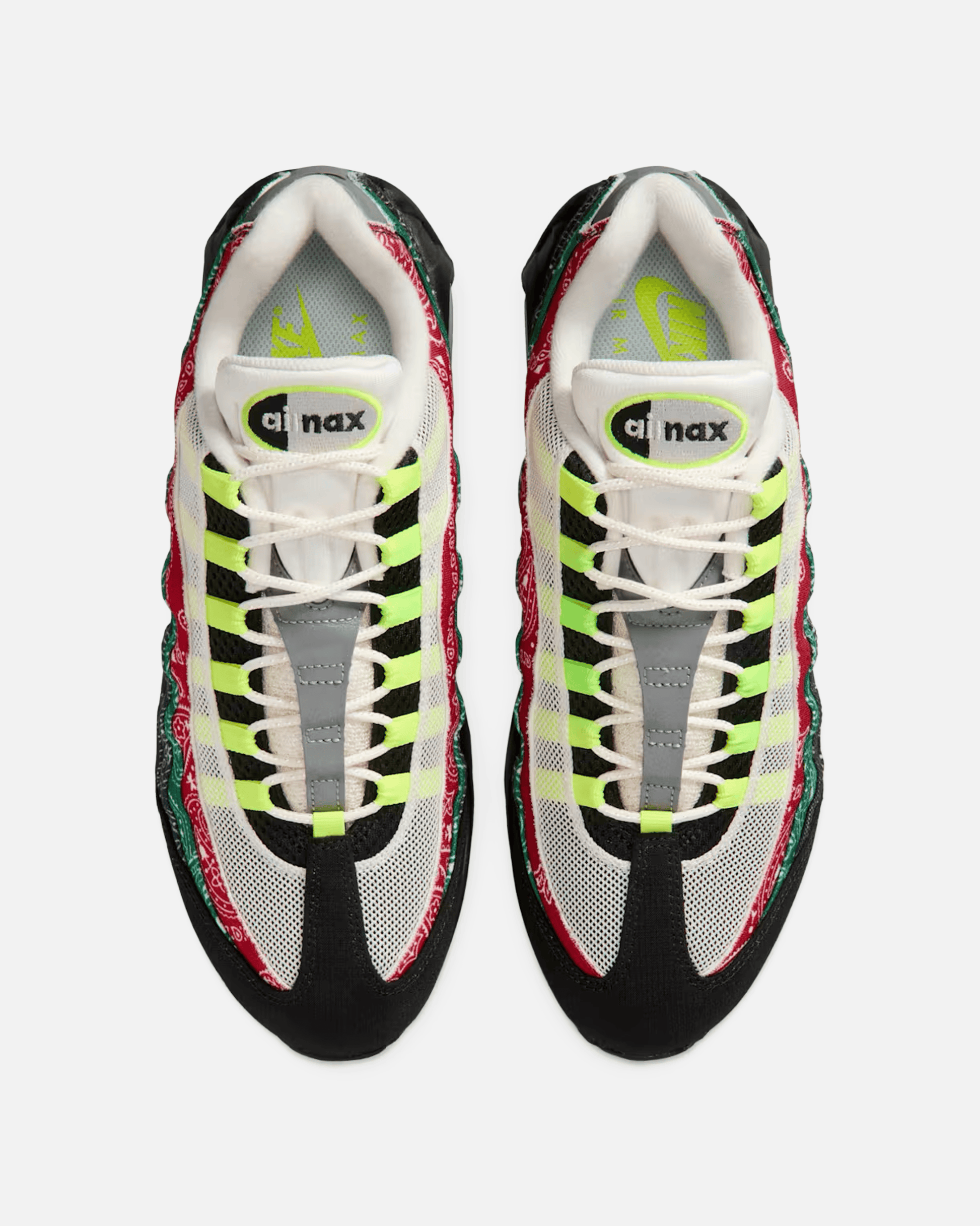 Nike Men's Sneakers Air Max 95 Big Bubble 'Paisley Neon'