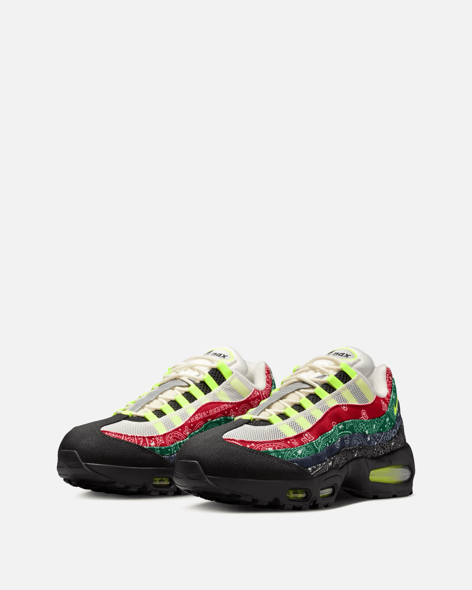 Nike Men's Sneakers Air Max 95 Big Bubble 'Paisley Neon'