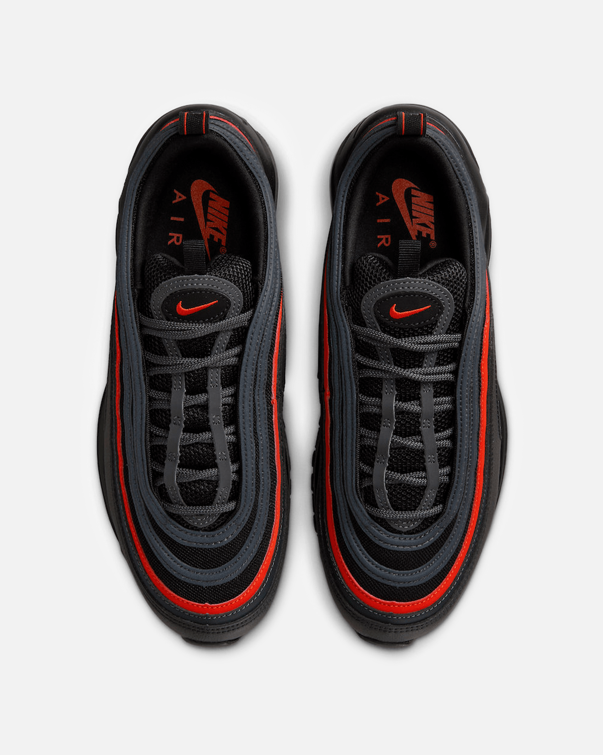Nike Men's Sneakers Air Max 97 'Black/Picante Red'