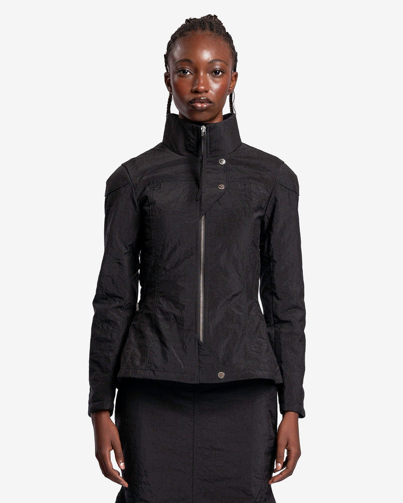 KANGHYUK Women Jackets Airbag Biker's Jacket in Black