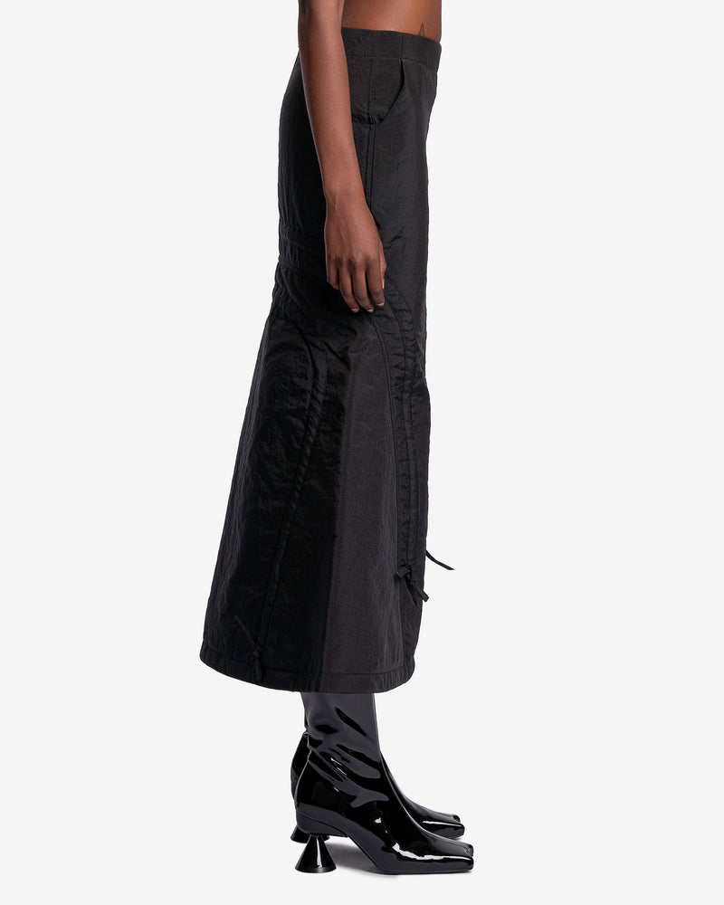 KANGHYUK Women Skirts Airbag Sculpted Skirt in Black