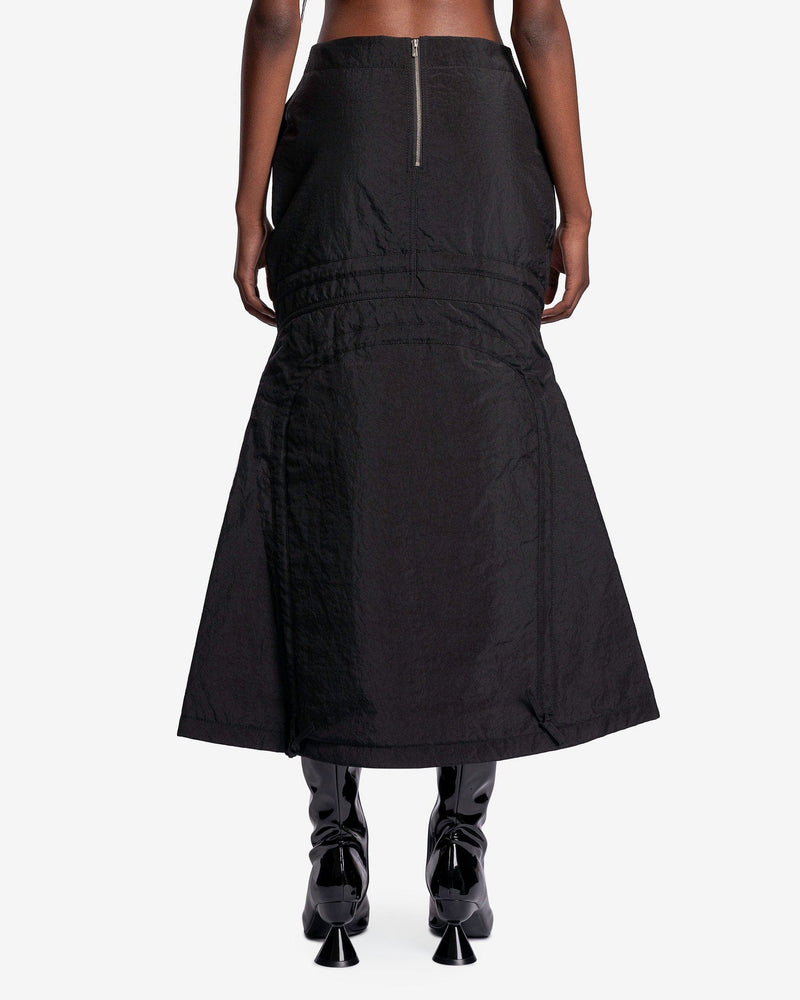 KANGHYUK Women Skirts Airbag Sculpted Skirt in Black