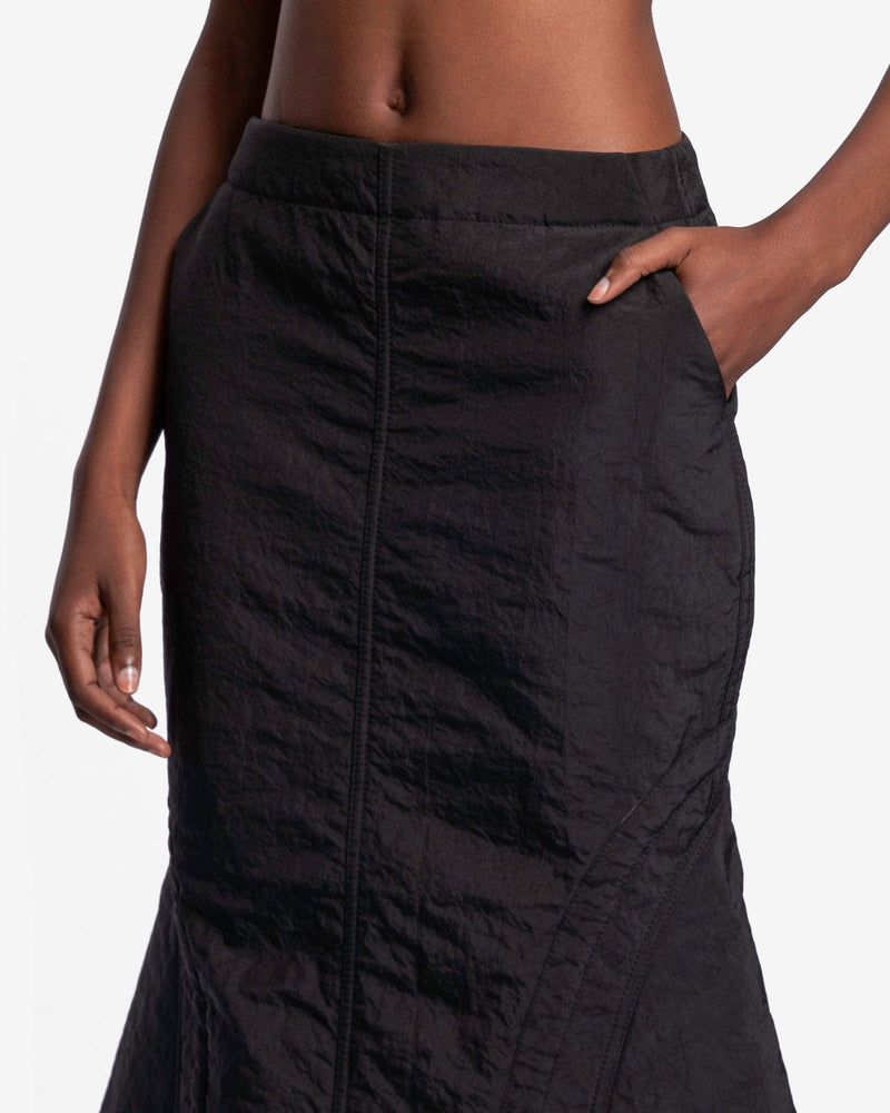 KANGHYUK Women Skirts Airbag Sculpted Skirt in Black