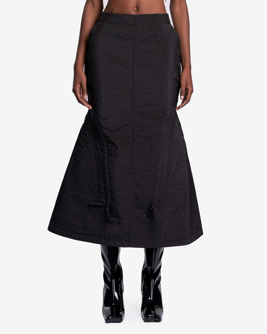 KANGHYUK Women Skirts Airbag Sculpted Skirt in Black