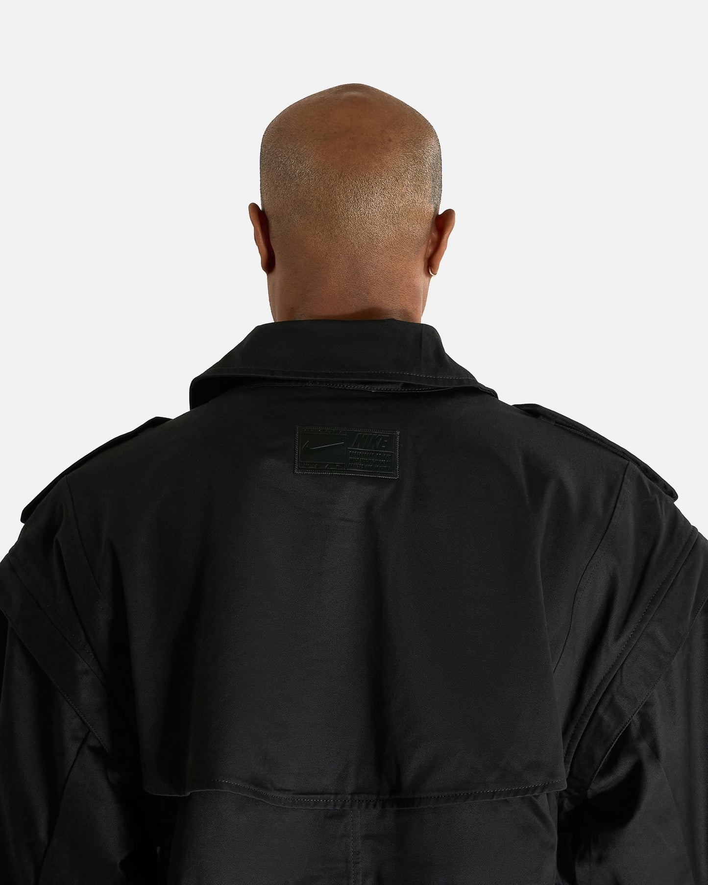 Nike Men's Jackets Airreverent Trench Coat in Black