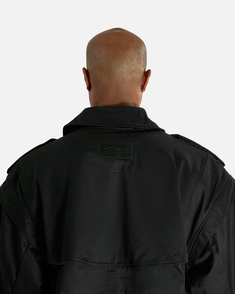 Nike Men's Jackets Airreverent Trench Coat in Black