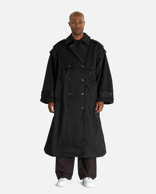 Nike Men's Jackets Airreverent Trench Coat in Black