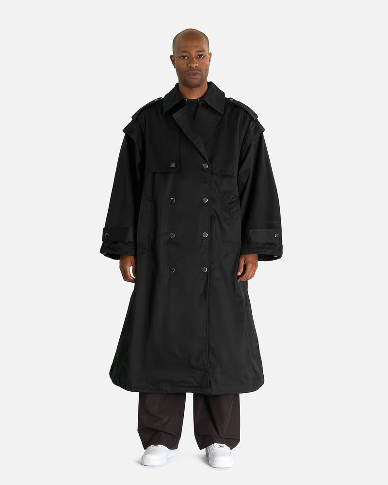 Nike Men's Jackets Airreverent Trench Coat in Black