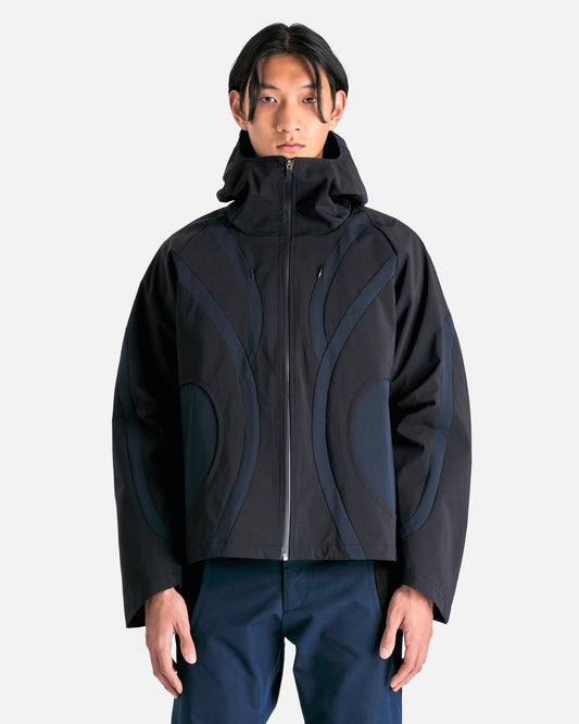CMMAWEAR Men's Jackets Akaza 3-Layer Jacket in Black/Navy