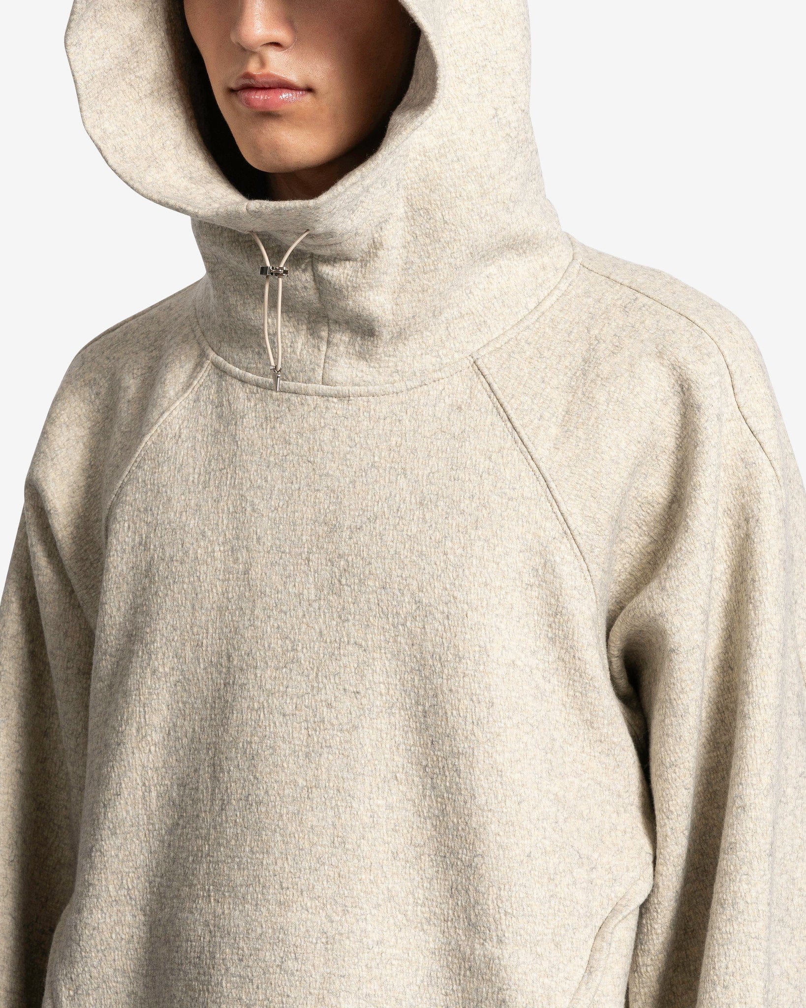 pet-tree-kor Men's Sweatshirts Alfafla Hoodie in Cream