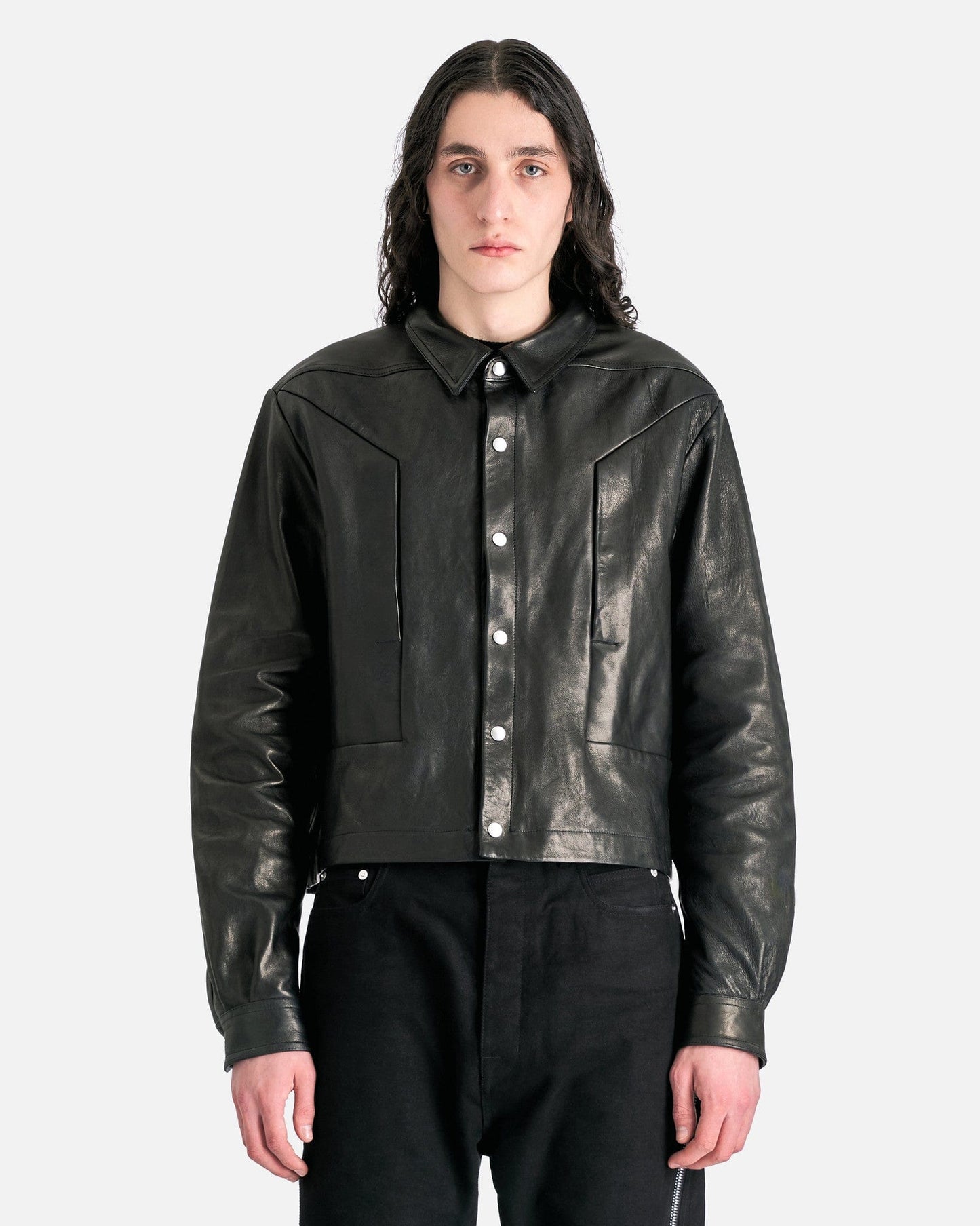 Rick Owens ALICE STROBE SHIRTS ジャケットレザー