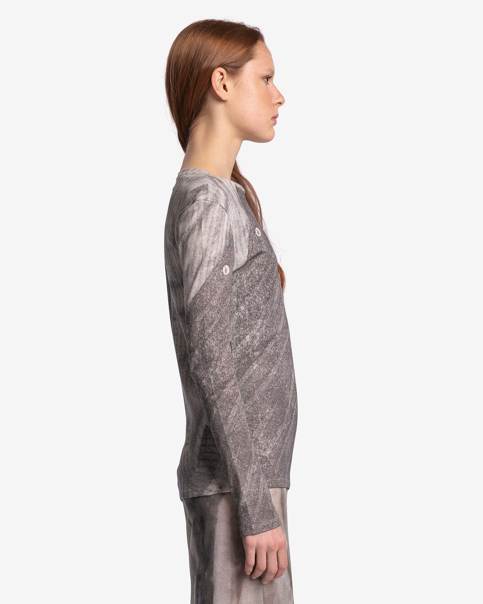 Paloma Wool Women Tops Amos Long Sleeve Top in Grey