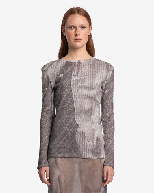 Paloma Wool Women Tops Amos Long Sleeve Top in Grey