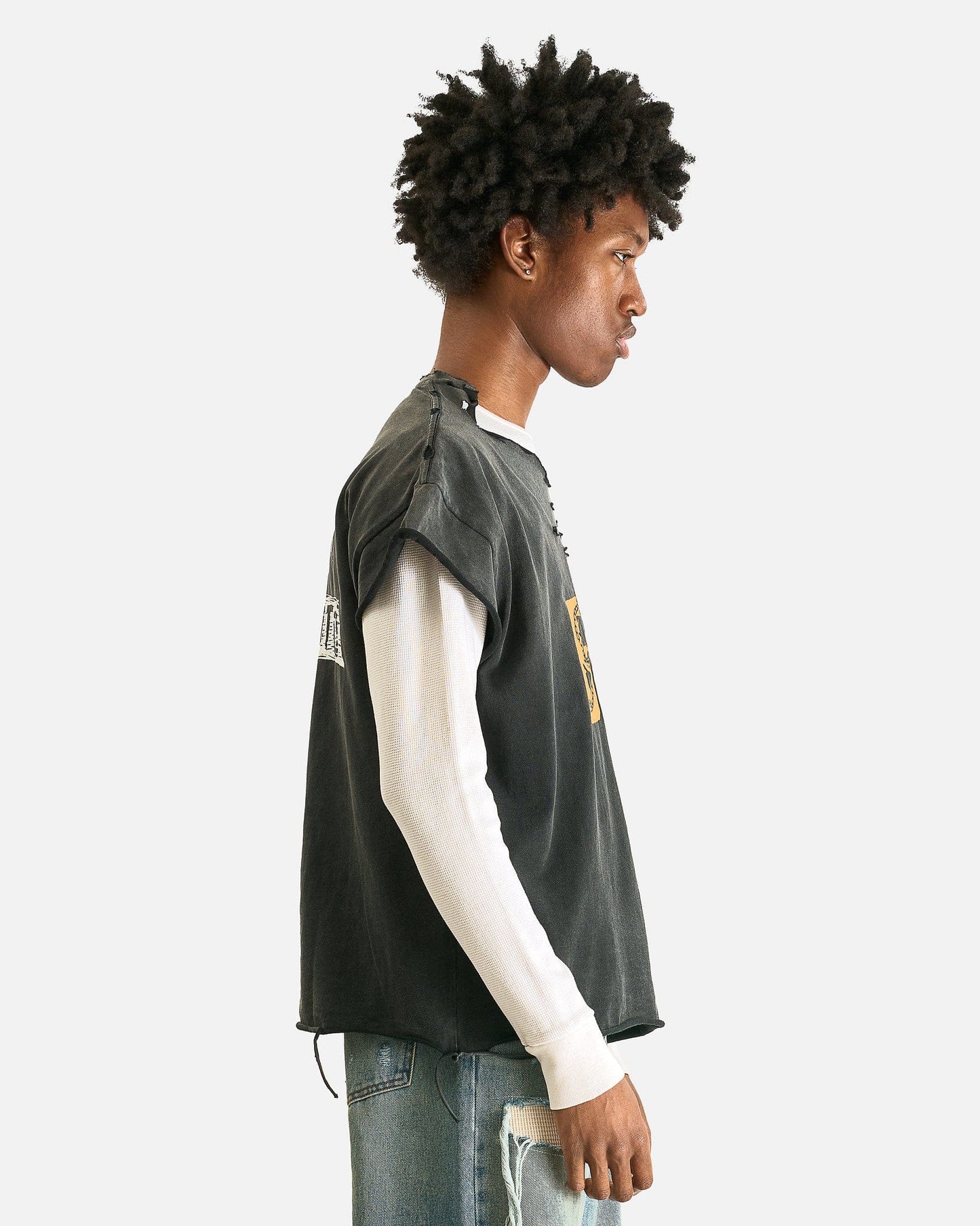 Satoshi Nakamoto Men's Shirts Anarchy Tee in Washed Black