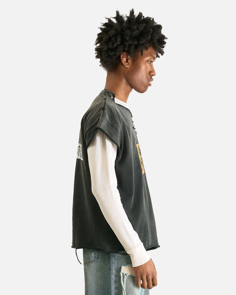 Satoshi Nakamoto Men's Shirts Anarchy Tee in Washed Black