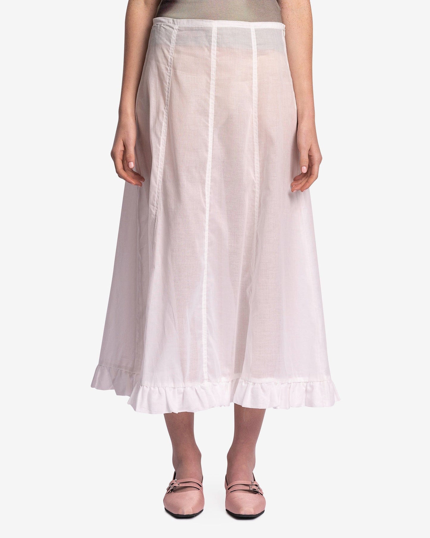 Paloma Wool Women Skirts Andolini Transparent Skirt in White
