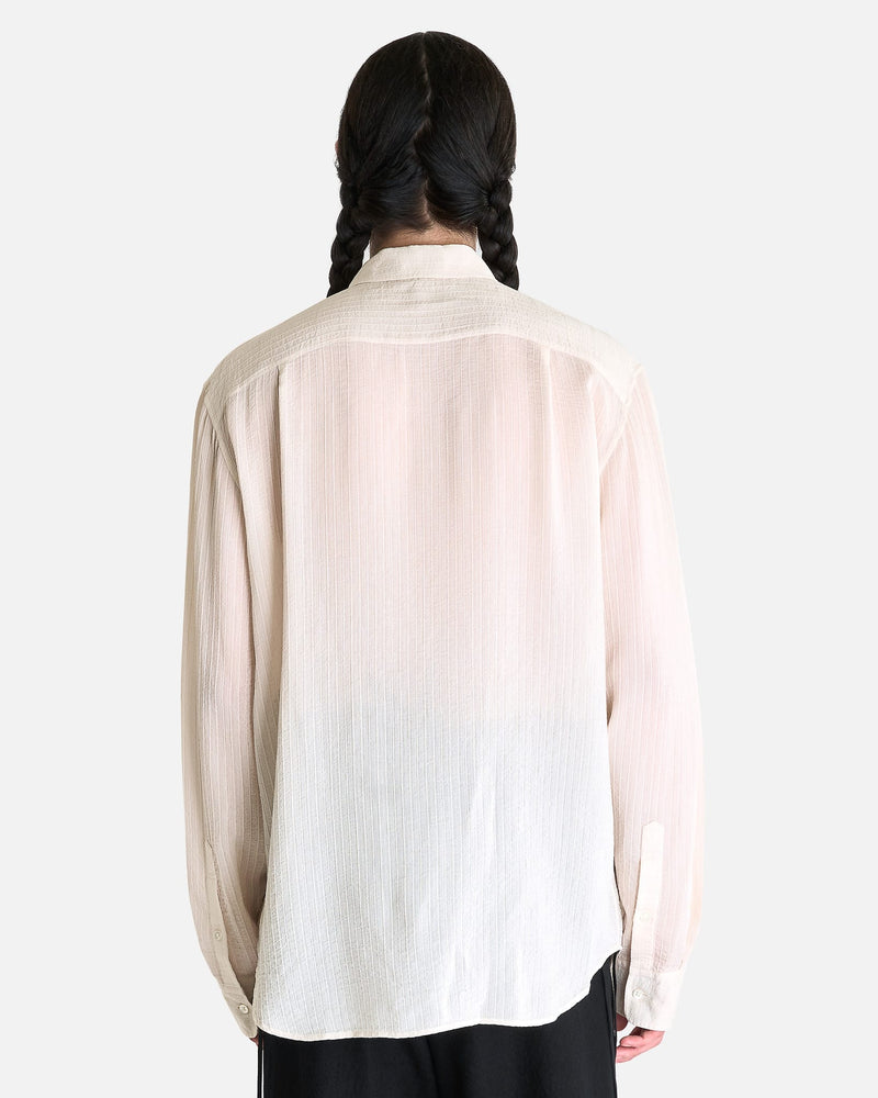 Ann Demeulemeester Men's Shirts Andre Classic Shirt in Natural White