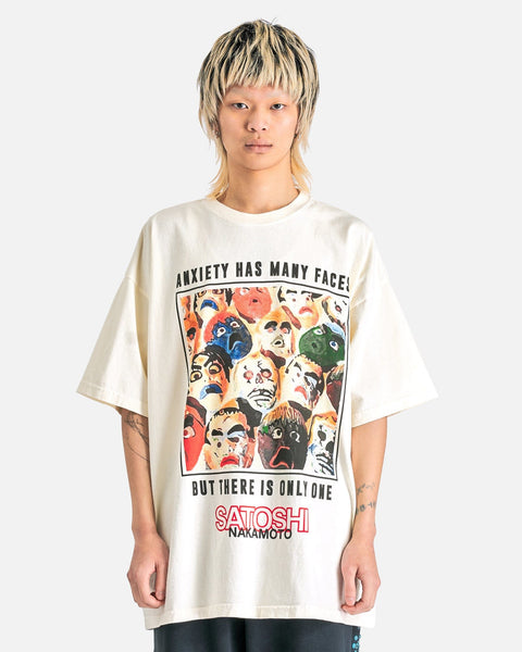 Satoshi Nakamoto - Anxiety T-Shirt in White – SVRN