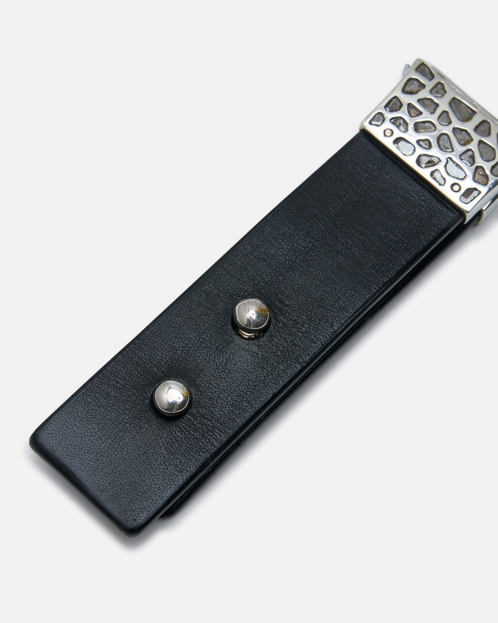 Parts of Four Jewelry S Apple Watch Bracelet Model 1 in 42-49mm / Wedge Strap / Mega Pavé / Studs / BLK, PA, DIA