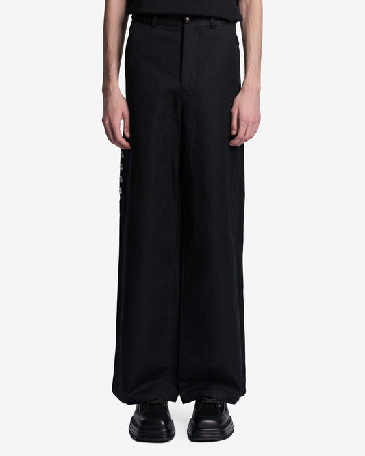 NAMACHEKO Men's Jeans Arjin Trousers in Black