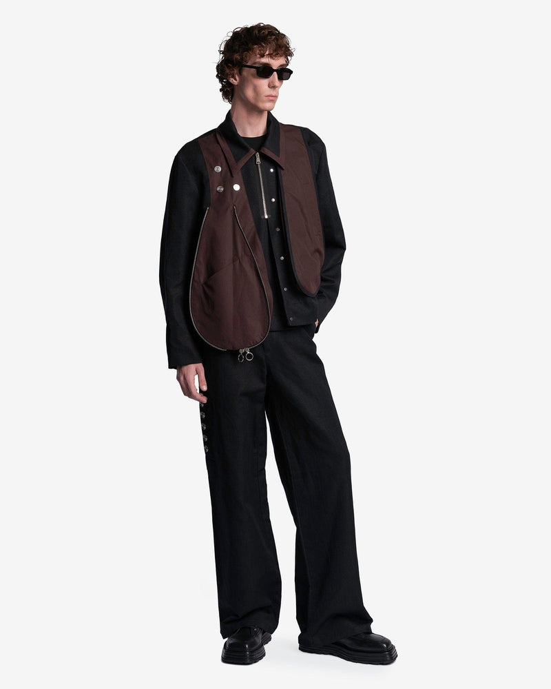 NAMACHEKO Men's Jeans Arjin Trousers in Black