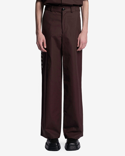 NAMACHEKO Men's Pants Arjin Trousers in Ganache