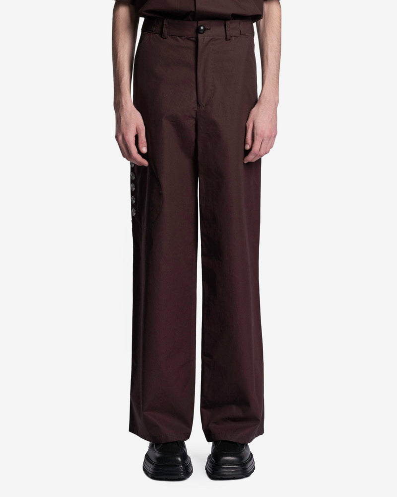 NAMACHEKO Men's Pants Arjin Trousers in Ganache