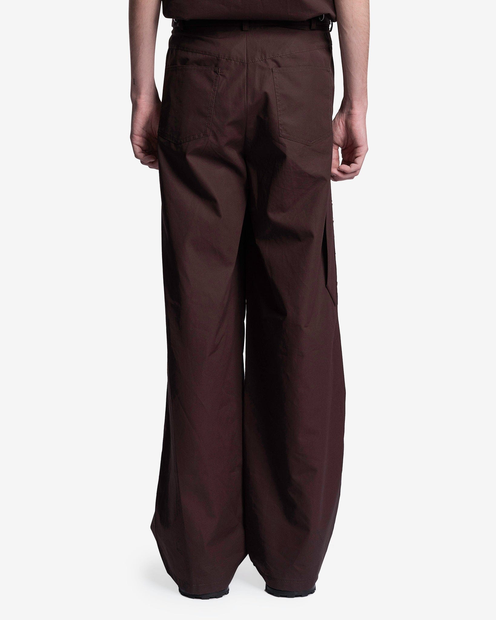 NAMACHEKO Men's Pants Arjin Trousers in Ganache