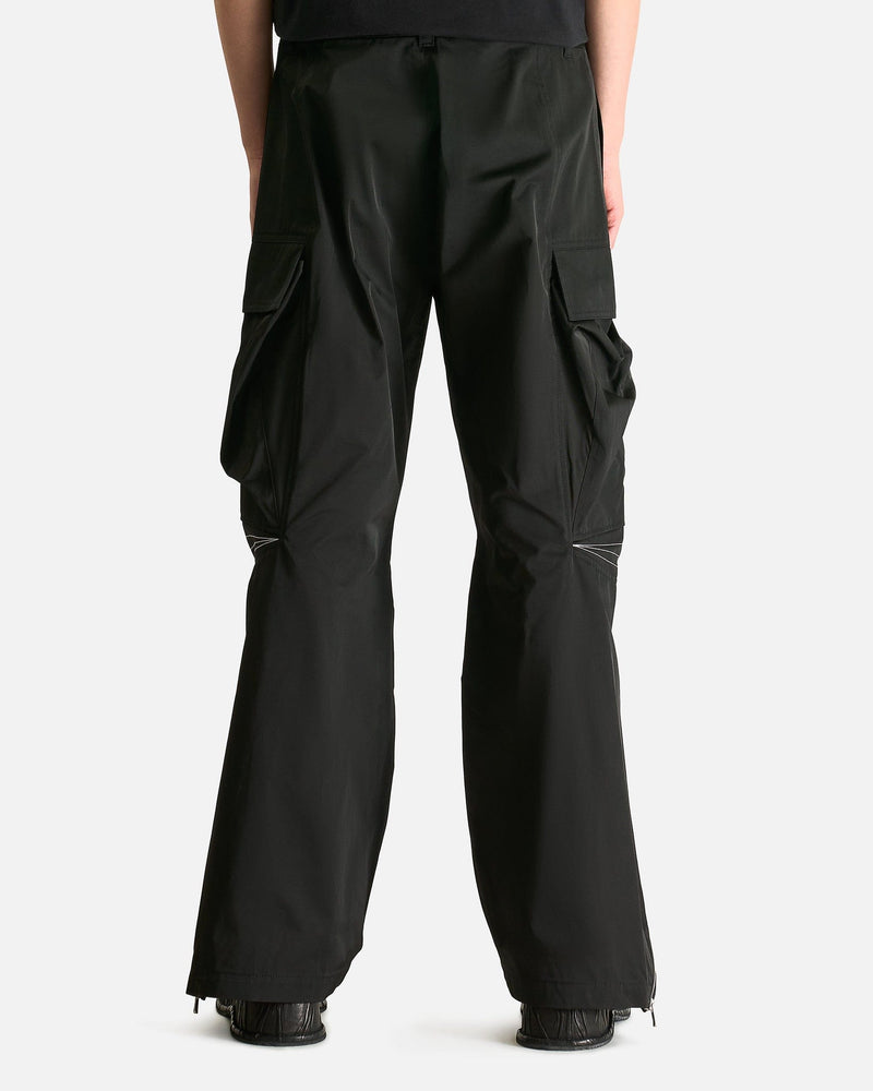 Articulated Knee Dart Cargo Trousers in Black – SVRN