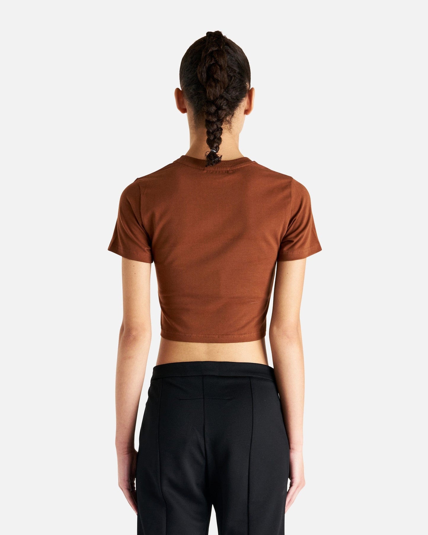 Casablanca Women T-Shirts Atelier De Musique Printed Baby T-Shirt in Brown