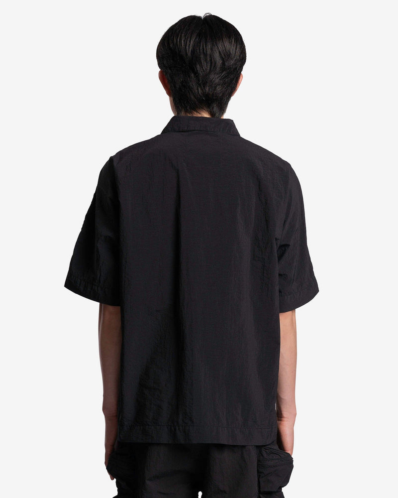 Nemen Men's Shirts Atom Back Snap Patch Pocket Shirt in Ink Black