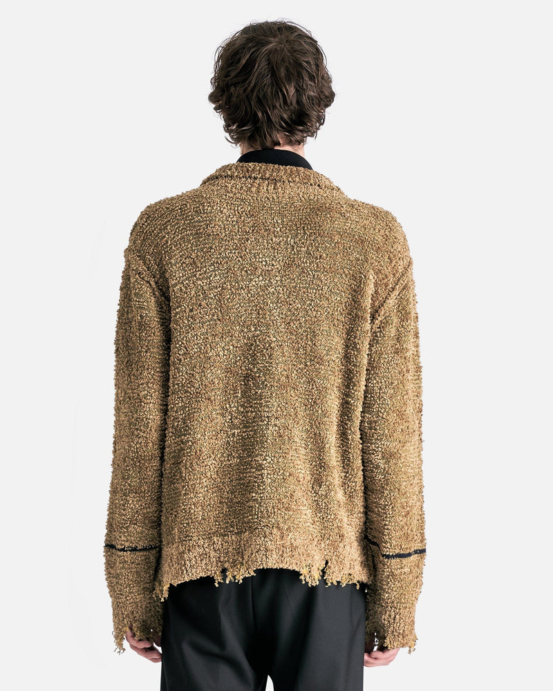 NAMACHEKO Men Sweaters Axån Cardigan in Olive