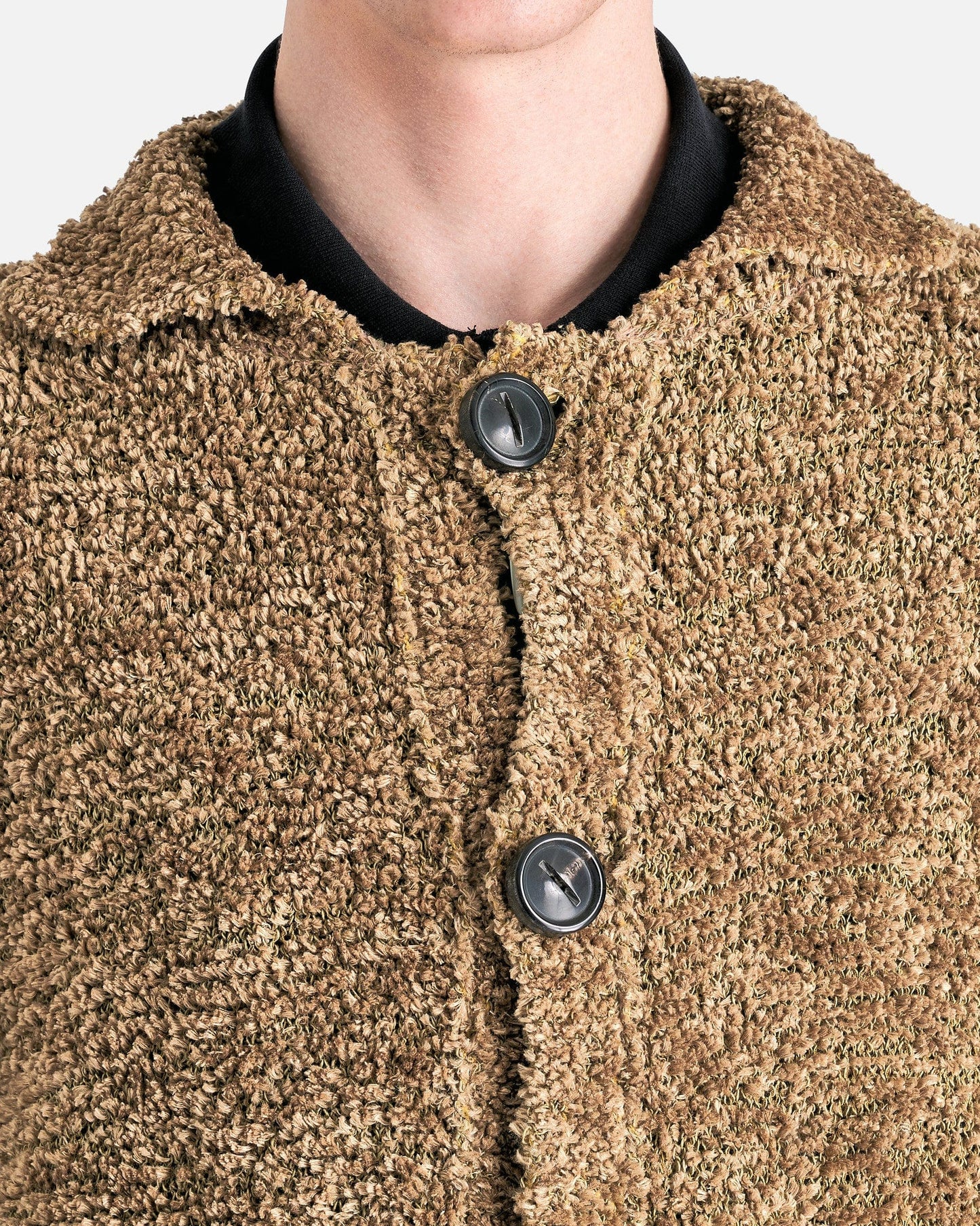 NAMACHEKO Men Sweaters Axån Cardigan in Olive