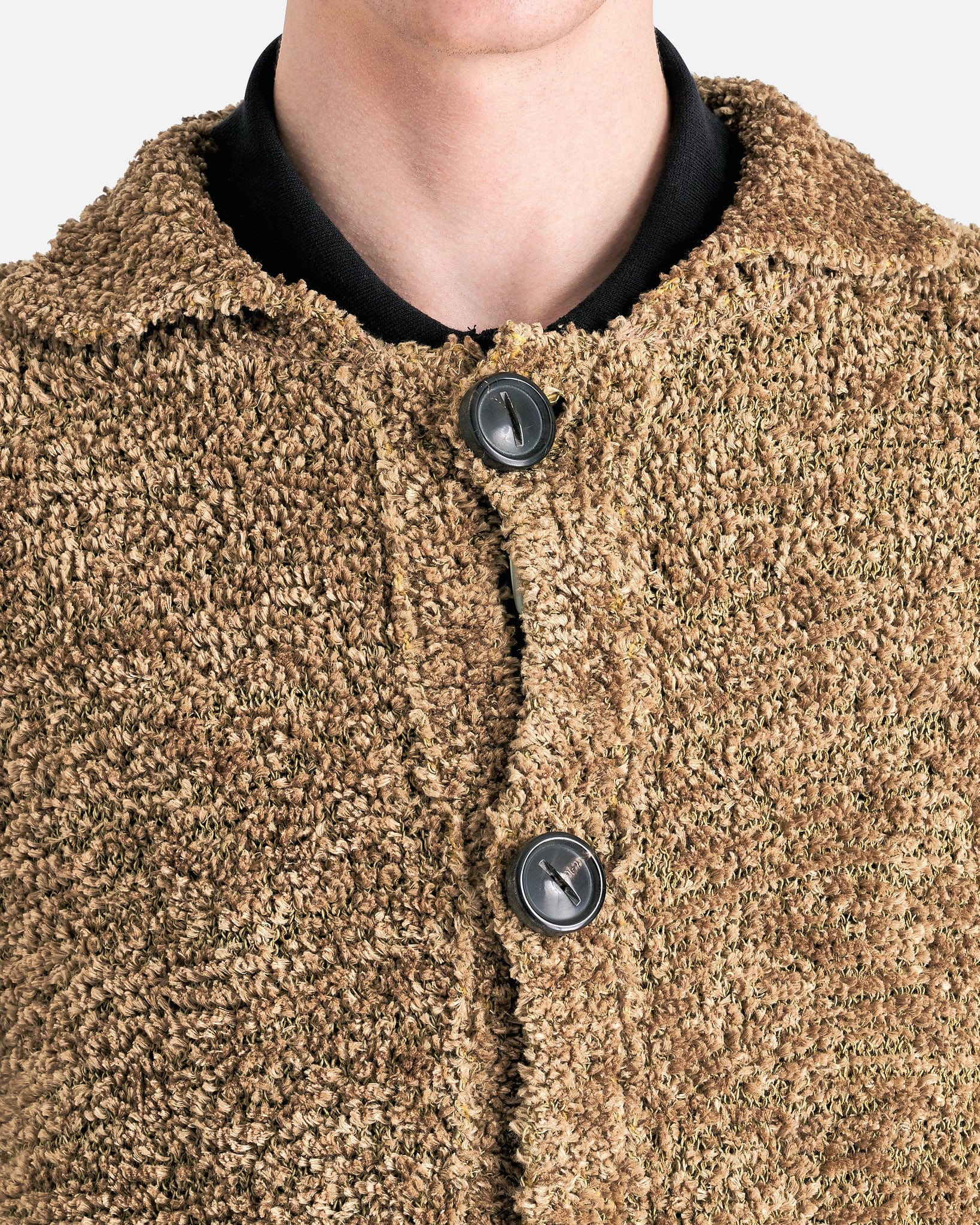 NAMACHEKO Men Sweaters Axån Cardigan in Olive