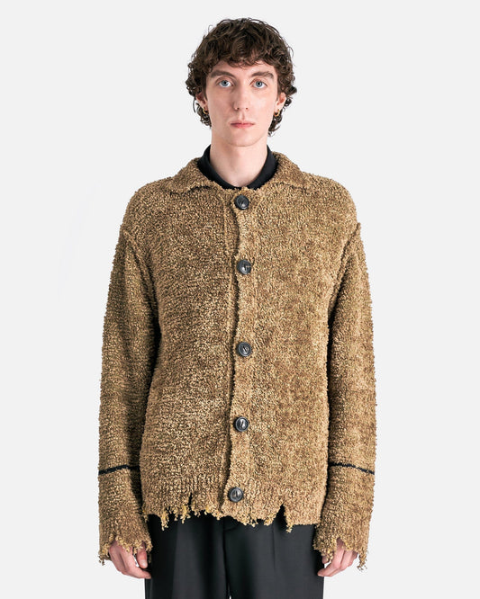 NAMACHEKO Men Sweaters Axån Cardigan in Olive