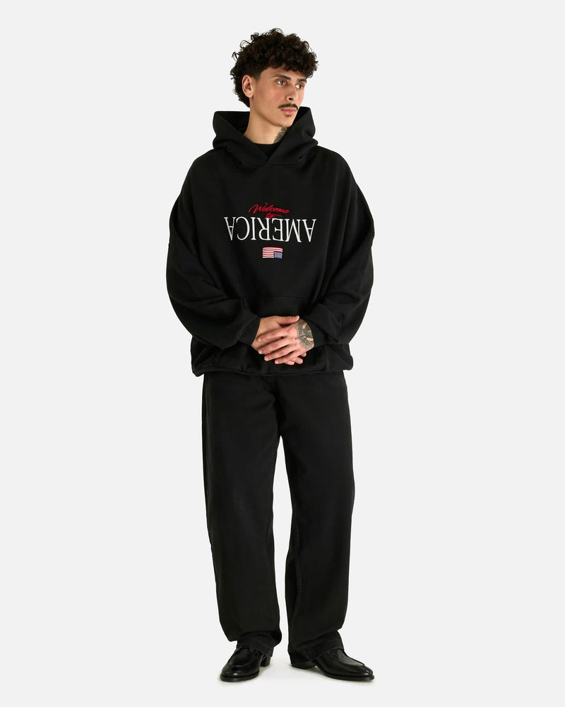 Willy Chavarria Men's Jeans Bad Boy Jeans in Black