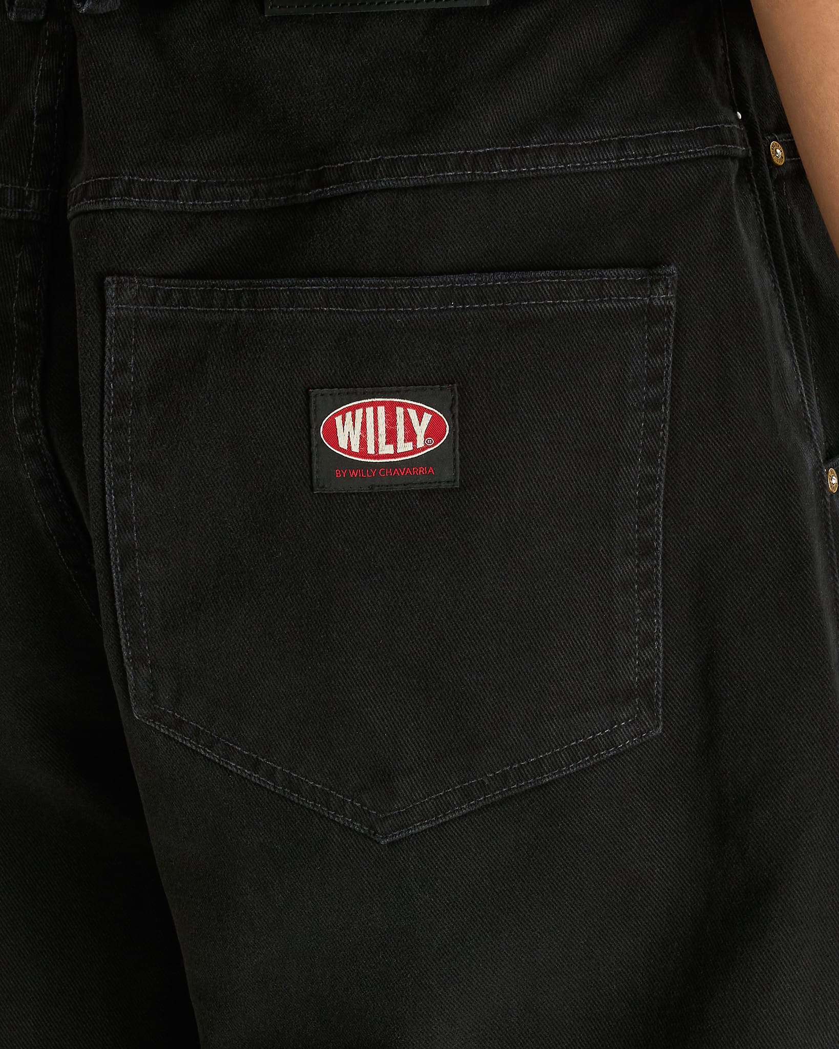 Willy Chavarria Men's Jeans Bad Boy Jeans in Black