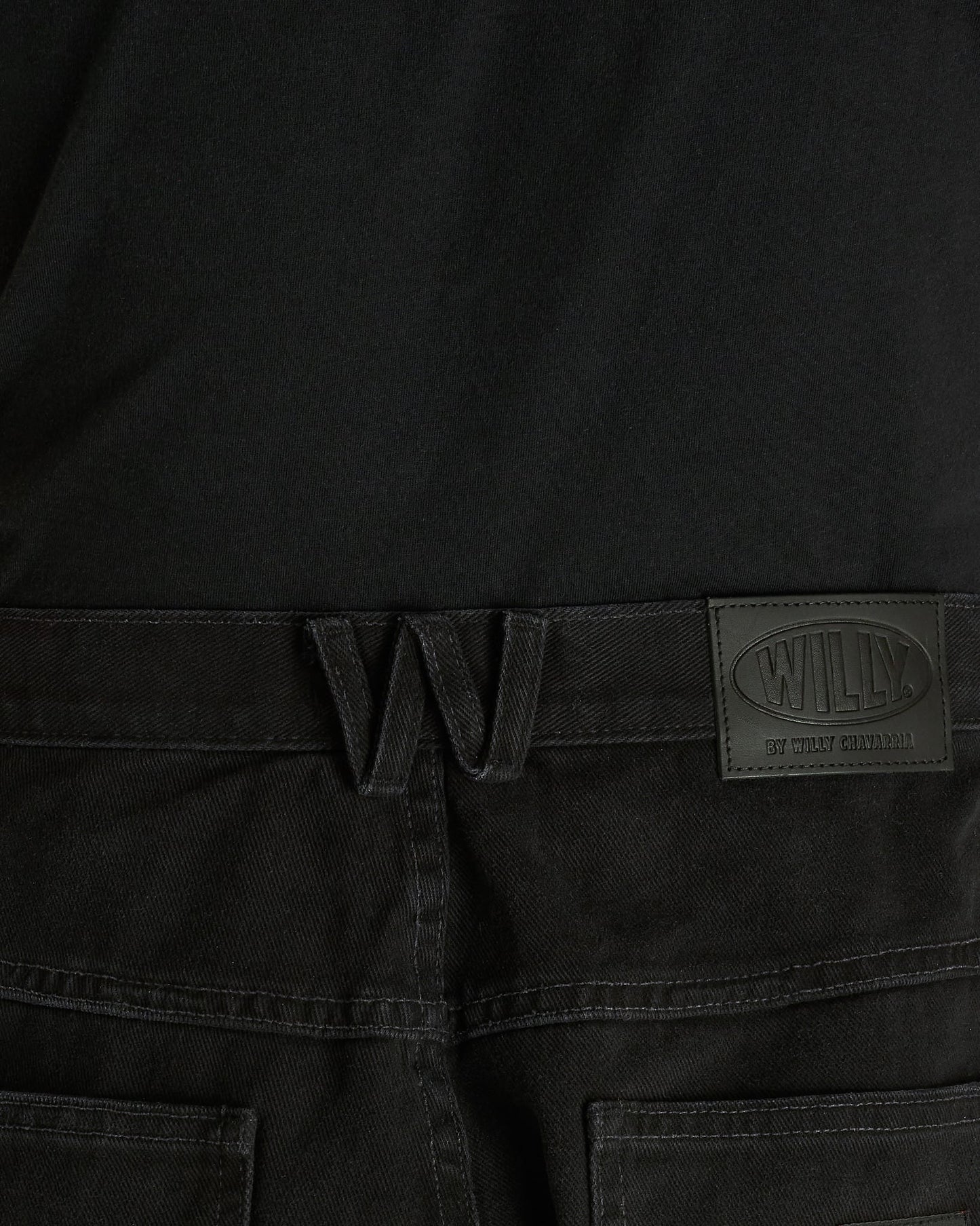 Willy Chavarria Men's Jeans Bad Boy Jeans in Black