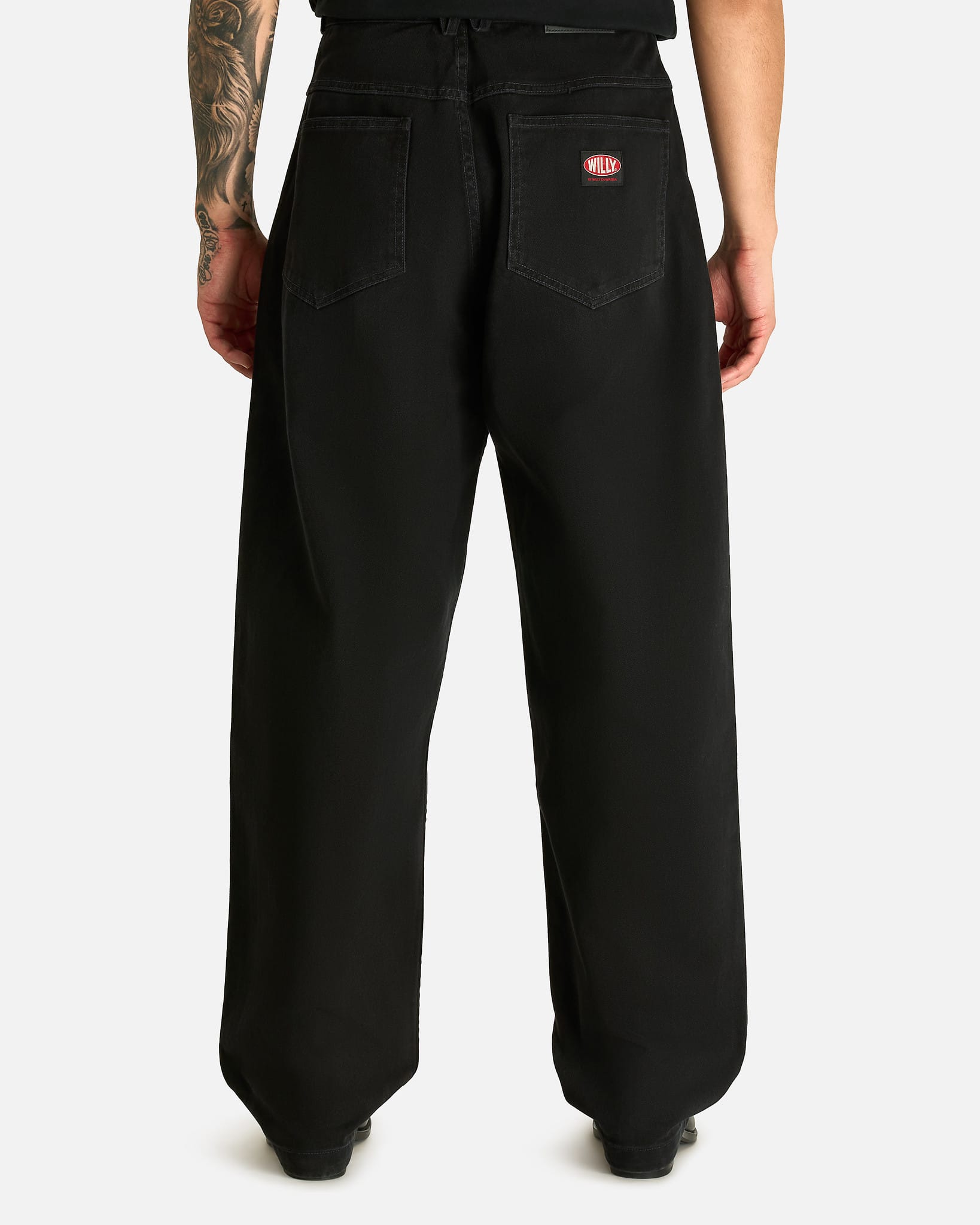 Willy Chavarria Men's Jeans Bad Boy Jeans in Black