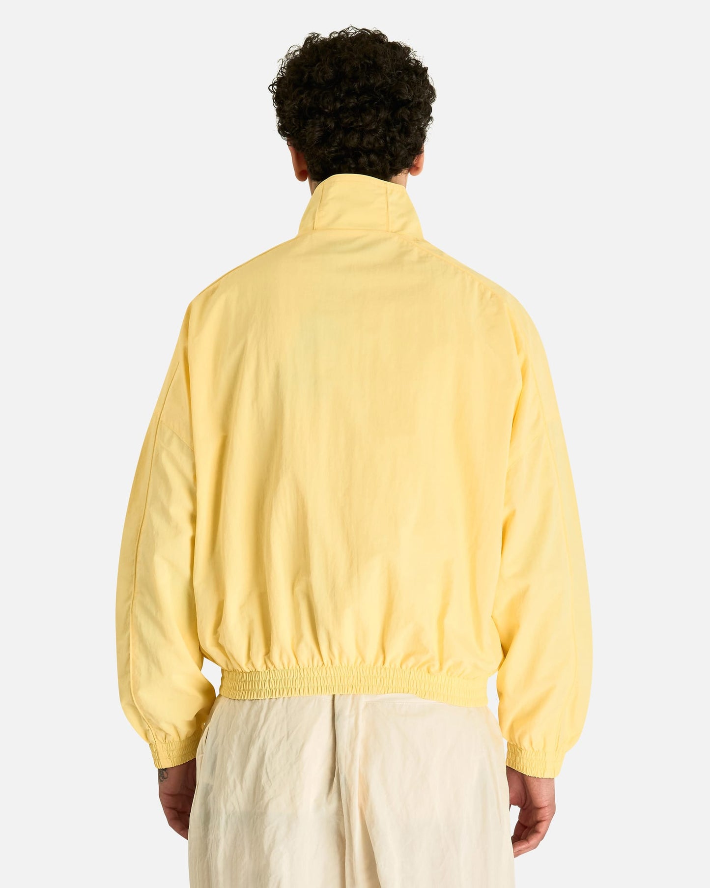 Willy Chavarria Men's Jackets Bad Boy Track Jacket in Butter
